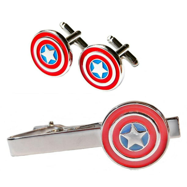 DIY Captain America Cufflinks Captain America jewelry 